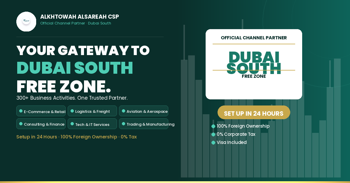 Dubai South Free Zone KSCSP post